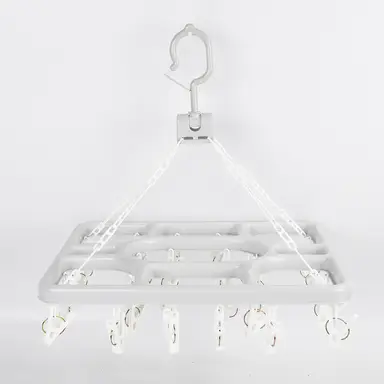 JORDAN&JUDY Square clothespins for gray clothes drying rack (30 clips)