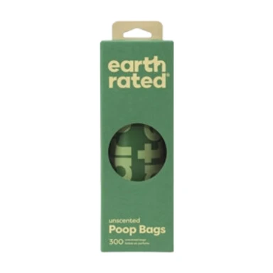 Earth Rated - Sacs à déjections sans parfum - 300 sacs