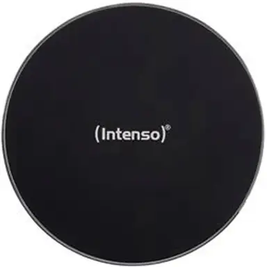 Intenso 7410510 BA1 Kabelloses Ladegerät, Schwarz