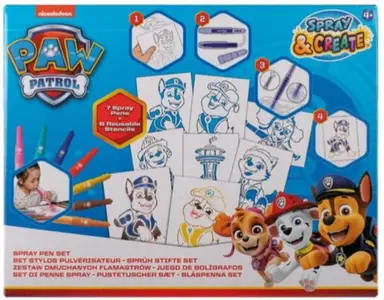 Spin Master Paw Patrol Spray Pen Set - 5 stuks, Multicolor