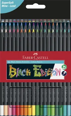 Faber-Castell Black Edition Kleurpotloden in Kartonnen Etui 36 stuks