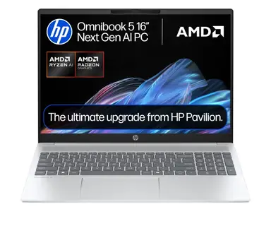 HP 16-ag1001na,  Omnibook 5 16" Copilot+, AMD Ryzen AI 5 340, 16GB RAM,  512GB SSD, Windows 11 Home
