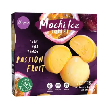 Buono Mochis glacés au fruit de la passion - 156 g/6 pièces