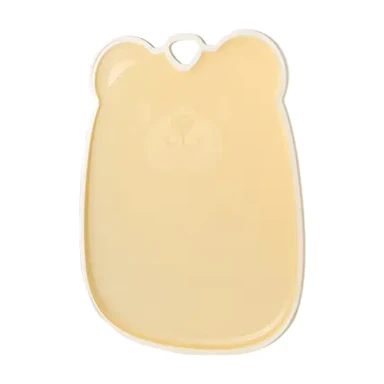 ochama x J.ZAO Planche à découper en plastique - Portable et compacte - Jaune - 32 x 26 cm