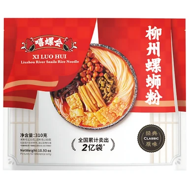 Xi Luo Hui  Nouilles d'escargots Saveur Classique 310g