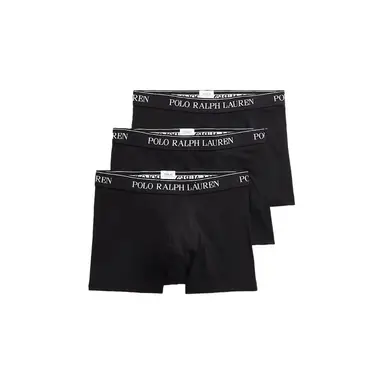Ralph Lauren Stretch Cotton Trunk 3-Pack - Polo Black