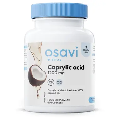 Osavi Caprylic Acid, 1200mg - 60 softgels
