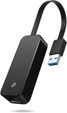 TP-Link UE306 USB 3.0 zu Gigabit Ethernet 10/100/1000 Netzwerkadapter, Faltbares und Tragbares Design, Plug & Play für Nintendo Switch