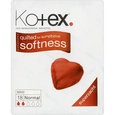 Kotex® Maxi Maandverband Normal 18 Stuks