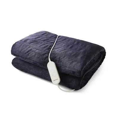 Morphy Richards EverCosy Small Fleece Electric Heated Throw – Navy, 610002