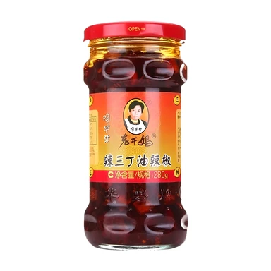 Lao Gan Ma Sauce pimentée croustillante - 280 g