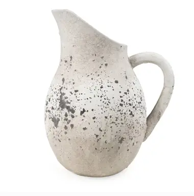 Candlelight Decorative Jug Rustic Stone Effect