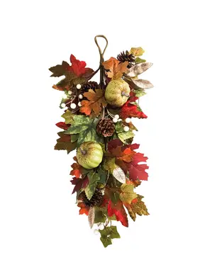 Daisy Darcy 70cm Autumn Pumpkin Swag