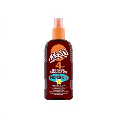 MALIBU 200ML SPF 4 BRONZING TANNING OLIE