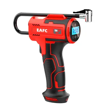 EAFC Elektrische kabellose Auto-Reifenpumpe mit weichem Griff, 4000 mAh, 150 psi, für Auto, Motorrad, Fahrrad, Boot und Ball