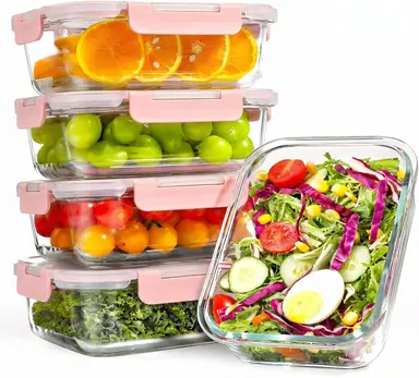 Unter 50 €: Meal Prep Lunchbox mit Glasbehältern