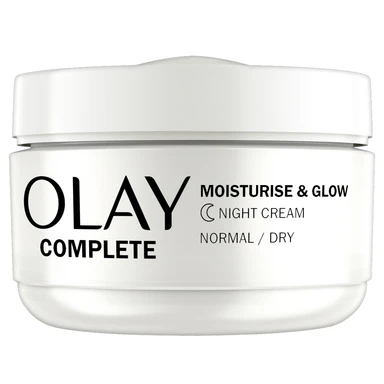 OLAY Complete Moisturise & Glow Night Cream For Healthy Glowing Skin 50ml