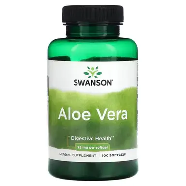Swanson Aloe Vera Digestive Support 25mg Softgels - 100 Softgels