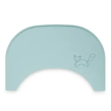 Hauck Silikon Auflage für Alpha Essbrett (rutschhemmend und abwischbar) - Highchair Tray Mat - Mint Fox