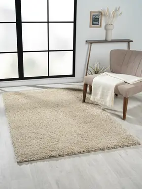 My Flair Teppich "My Shaggy" rechteckig beige 180 x 120 cm