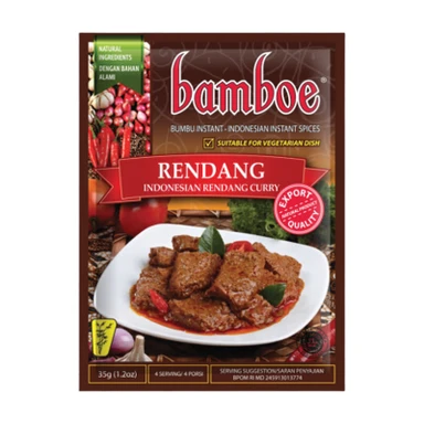 Bamboe Mélange d’Épices pour Rendang 35g
