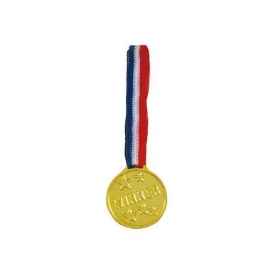 Unique Party Winner Medals, 5 pack