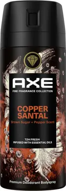 Axe lichaamsspray copper santal 150 ml