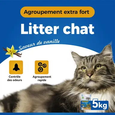 Meowmagic Litière pour chat au tofu 100 % ingrédients naturels, contrôle des odeurs, écologique et biodégradable - 5 kg