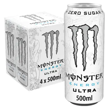 Monster Energy Drink ULa Zero Sugar 4X500ml