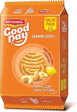 Britannia Good Day Cashew Cookies 648g (8x81g)