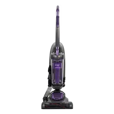 Russell Hobbs Athena Upright Bagless Vacuum Cleaner - Grey/Purple, 400W, RHUV5601