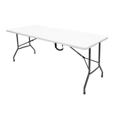 Milestone Camping Table Folding White 70x180cm