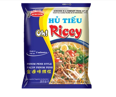 OH! RICEY Instant Pho Noodles Phnom Penh Flavour 71g