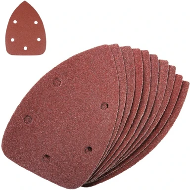 Silverline Hook & Loop Detail Sander Sheets 140mm 10pk 240 Grit