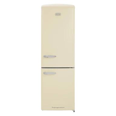 CDA Florence Barley Retro 199cm 60/40 Frost Free Fridge Freezer, Barley, D Rated