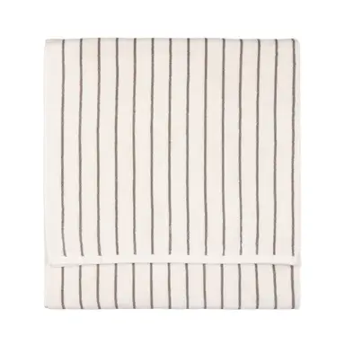 Yard Bath Sheet Hebden Narrow Stripe Mole 100x150cm