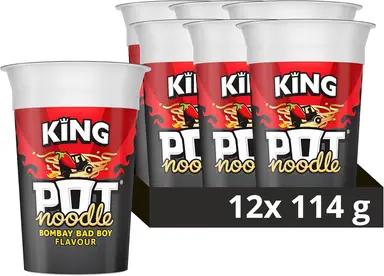 Pot Noodle Bombay Bad Boy 12 x 114g