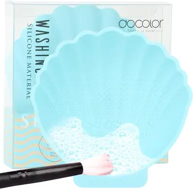 docolor Blue Shell Reinigungsmatte für Make-up-Pinsel – Geschenk zum Frauentag