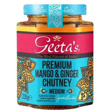 Geeta's Mango & Ginger Chutney 230G