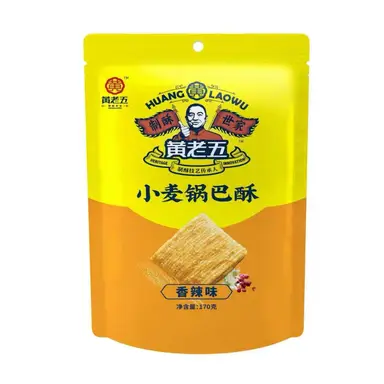 Huanglaowu Wheat Crisp Snack Spicy Flavor 170g