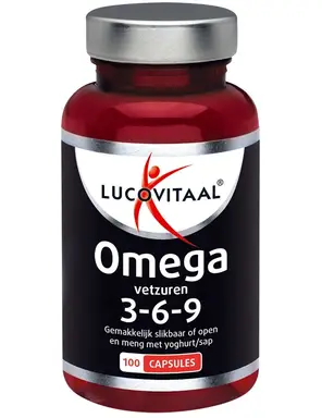 Lucovitaal Omega 3-6-9 vetzuren 100 capsules