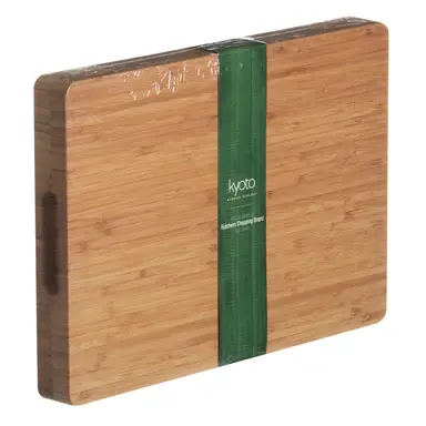 Maison by Premier Bamboo Butchers Chopping and Serving Board, Durable 36x26cm Eco-Friendly Cutting Board