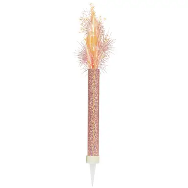 Unique Party Ice Fountains, Rose Gold Prism, 2 Pack