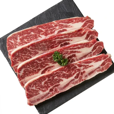 British Wagyu Beef Short Rib Slices (Bone-in) 500g