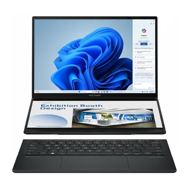 ASUS Zenbook Duo UX8406CA-PZ195X Core Ultra 9 285H 32 GB/2 TB 14 Zoll WQXGA+ OLED Touchscreen Windows 11 Pro