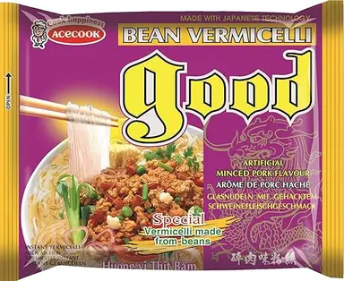 Instant Bohnen-Vermicelli mit Schweinehack GD57g