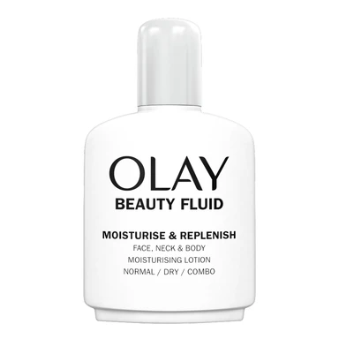 OLAY Beauty Fluid Moisturise & Replenish Face, Neck and Body Lotion 100ml