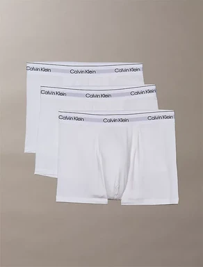 Calvin Klein Trunk relaxed fit 100 3 wit 3-pack heren L