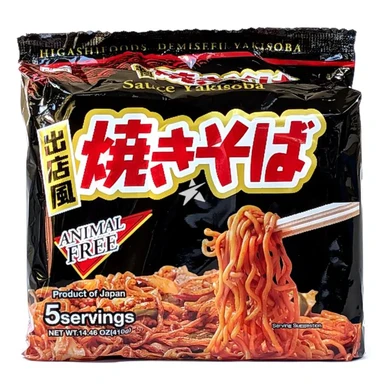 Higashimaru Yakisoba zonder dierlijke ingrediënten, 5 porties