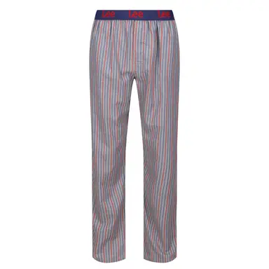 LEE broek, geweven, Hudson-grijs gestreept, met Lee-logo, WB-S